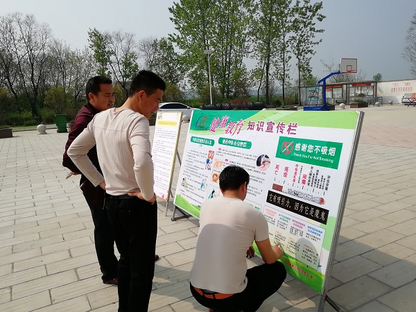 寿县丰庄镇大力开展健康教育知识宣传活动